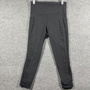 Athleta Salutation Stash II Ruch Craft 7/8 Tight Legging Black Womens Size S